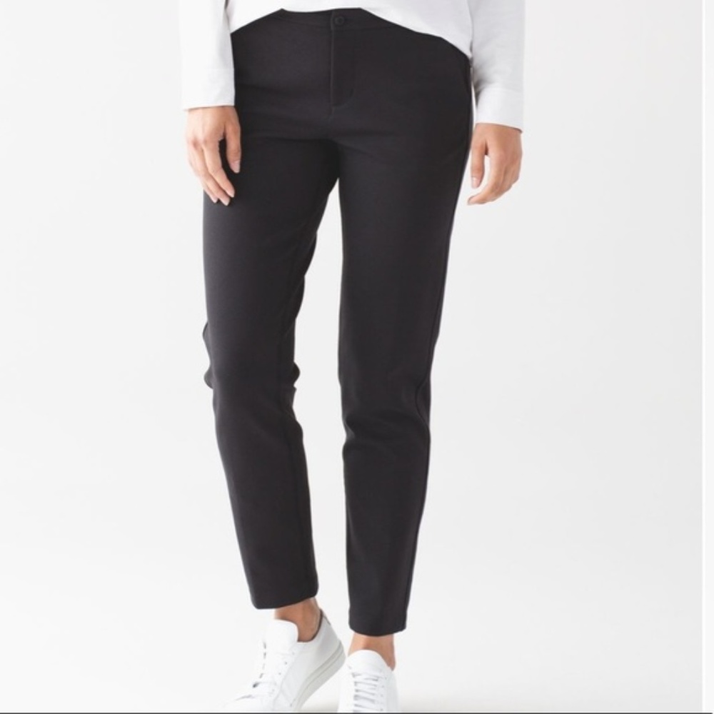 Lululemon Black Stretch Ankle Pants Trek Trouser